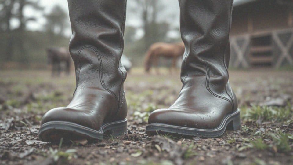 Co sprawia, że buty do jazdy konnej są wodoodporne?