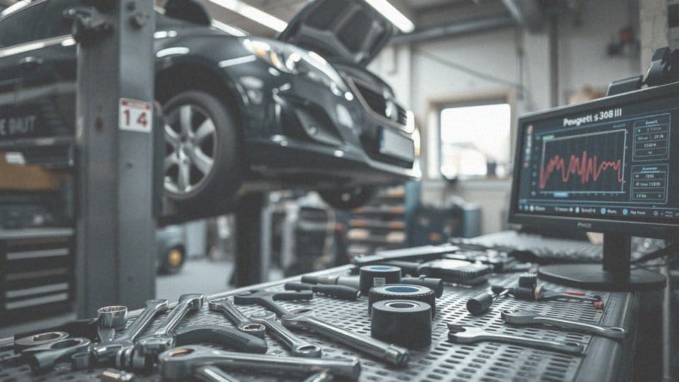 Jakie są wymagania serwisowe poszczególnych jednostek w Peugeot 308 II?