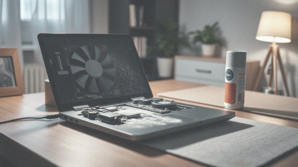 Jak czyszczenie wnętrza laptopa wpływa na głośność pracy?