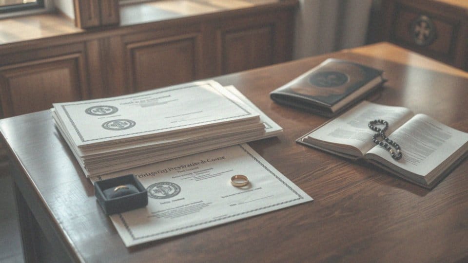 Co powinny przygotować młode pary przed ślubem kościelnym?